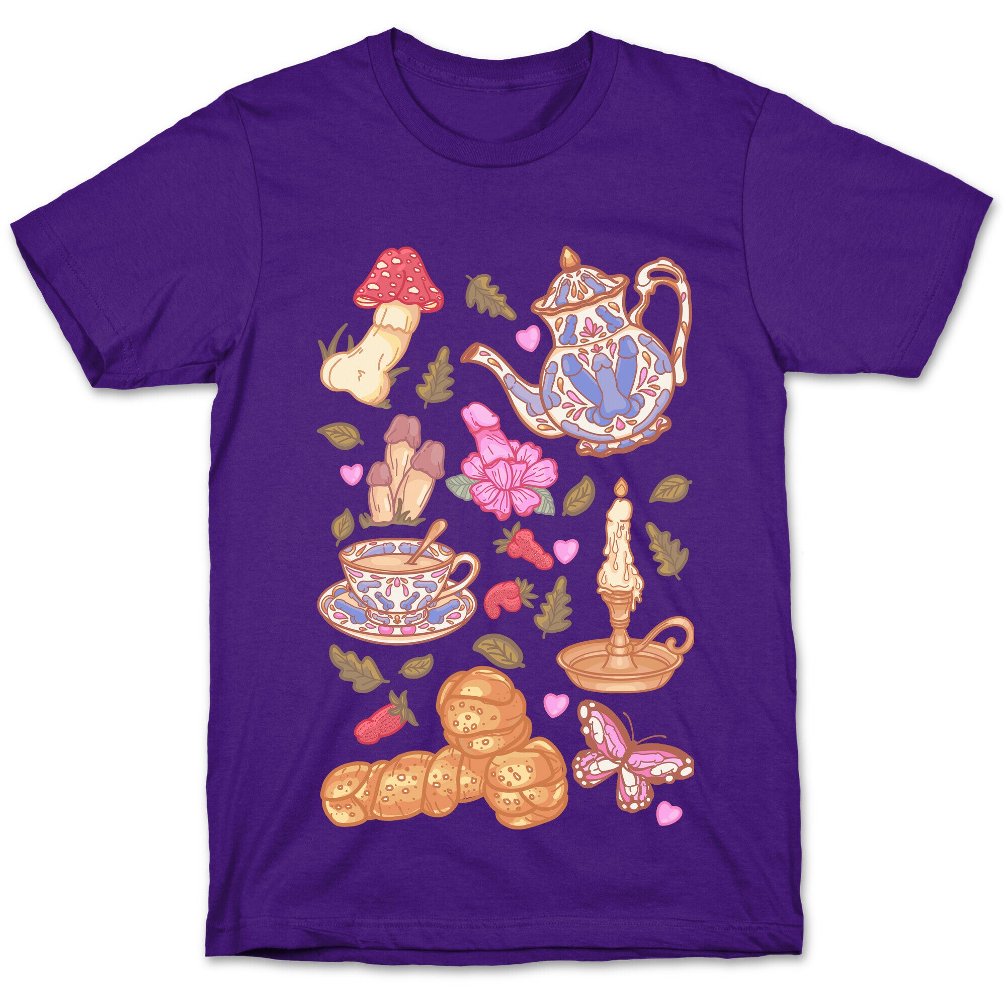 Cottagecore Peens Pattern T-Shirt